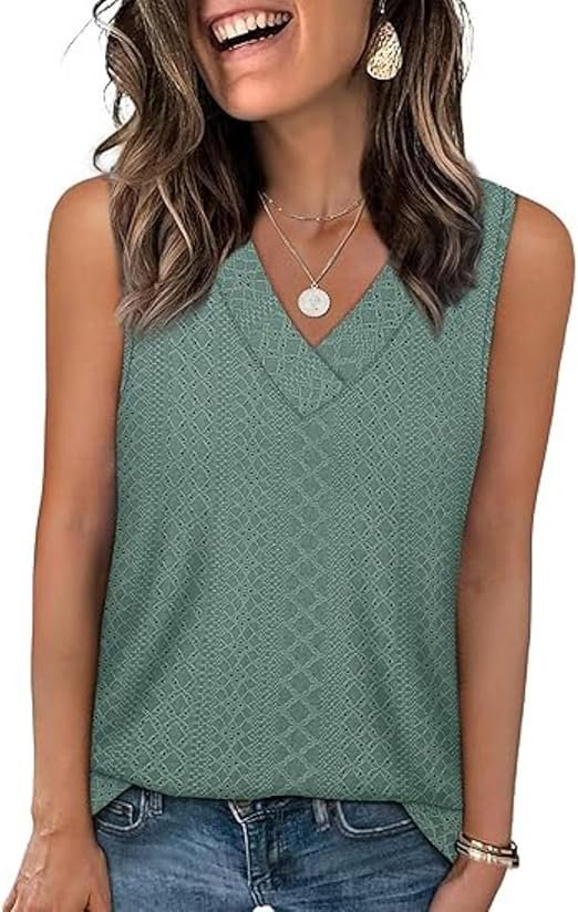 Haut Femme sans Manche Été Sexy Ete Débardeur Élégant Elegant Classics Caraco
