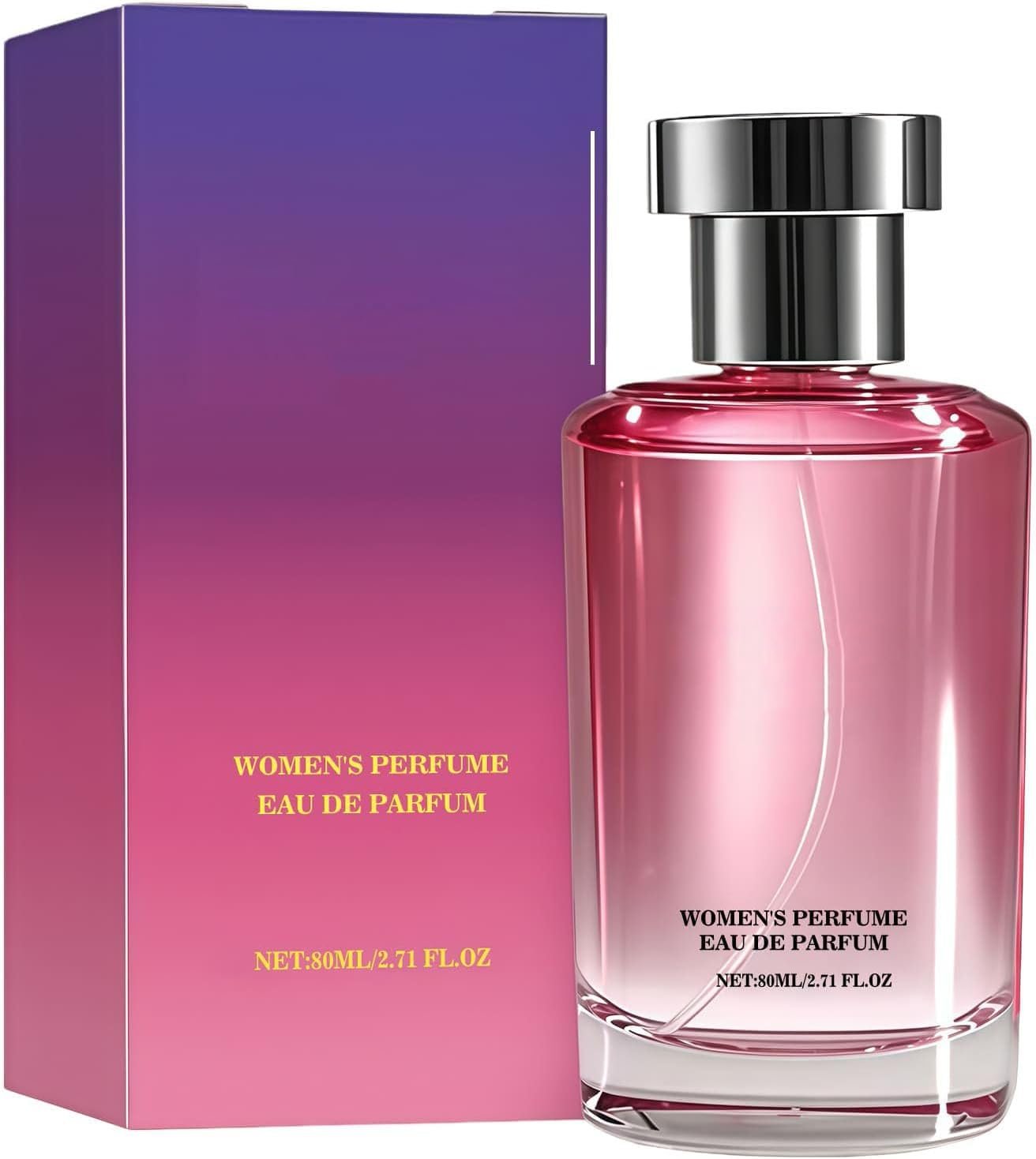 Parfum de luxe pour femme, avec parfum intense floral et fruité, jasmin, flacon élégant, parfum féminin, cadeau pour femme, 80 ml