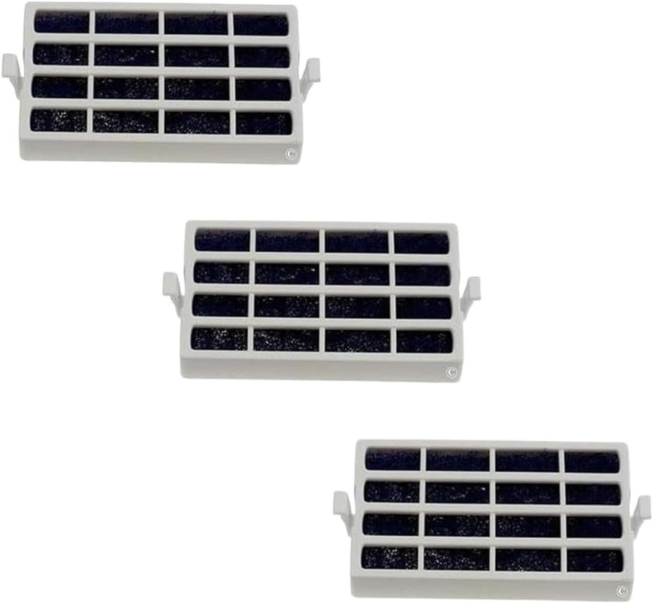 Lot de 3 filtres antibactériens pour réfrigérateur Whirlpool, Ignis, protection contre les bactéries et les mauvaises odeurs, pièce de rechange compatible avec différents modèles, code