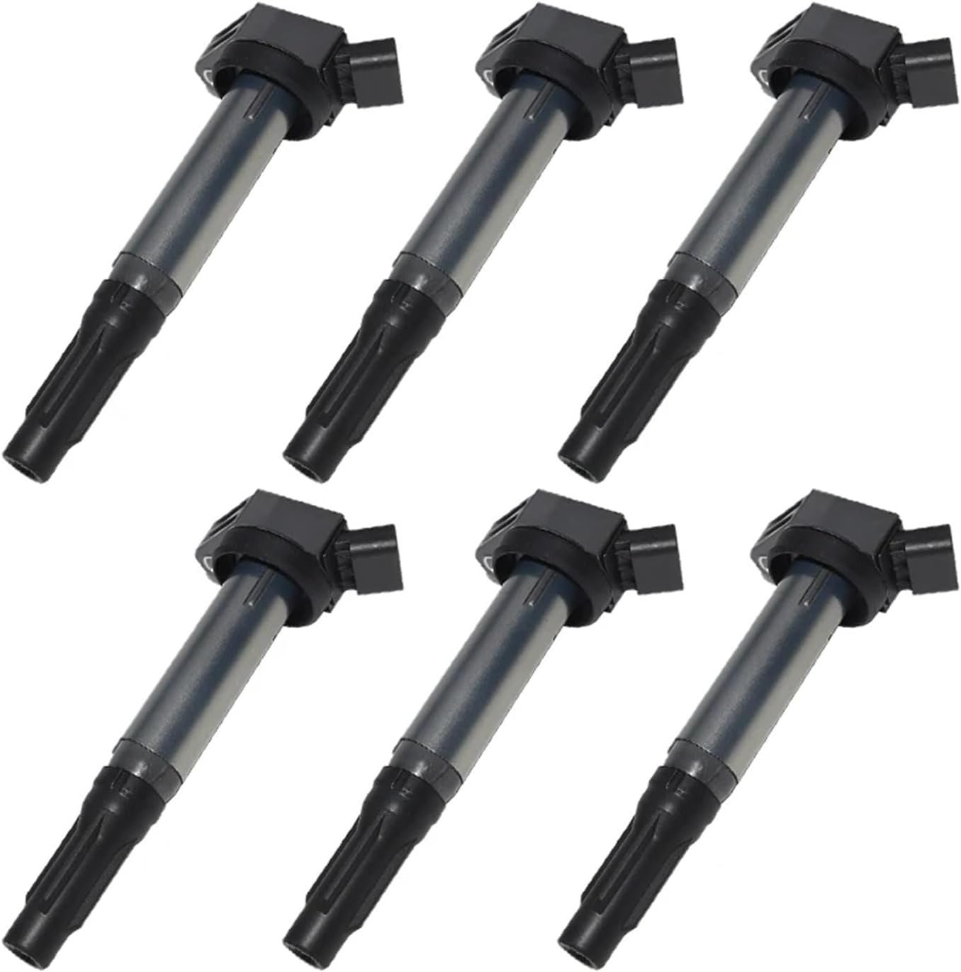 Bobine d'allumage 6 pièces, compatible avec Lexus Is350 Rx350 Rx450h, T-o-y-o-t-a Avalon Camry Sienna Venza Rav4 V6-3.5l Uf487 9091902250, 6 pièces, 9091902255