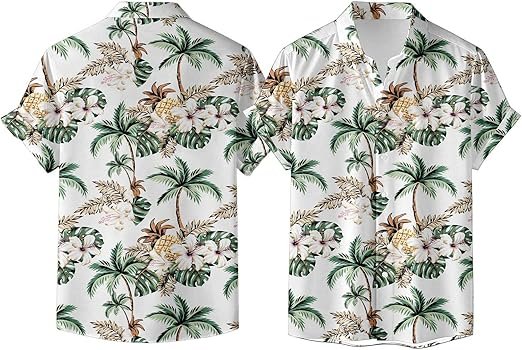 Chemise Femme Estivale imprimée à Manches Courtes boutonnée Style Blouse décontractée Ouverte Devant