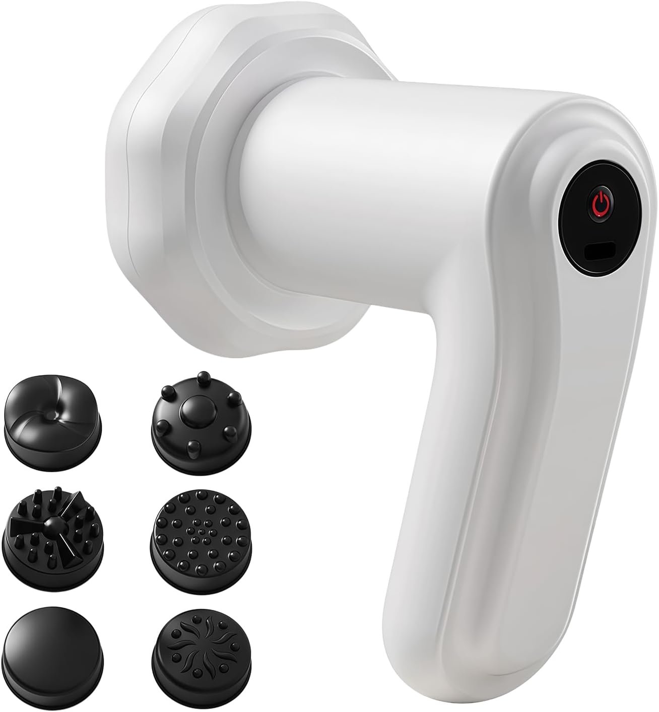 Masseur Anti Cellulite Electrique, Appareil de Massage Cellulite Rechargeable avec 6 Têtes Massage 8 Vitesses pour Remodelage et Perte de Poids Corps Jambes Ventre Bras Fessiers
