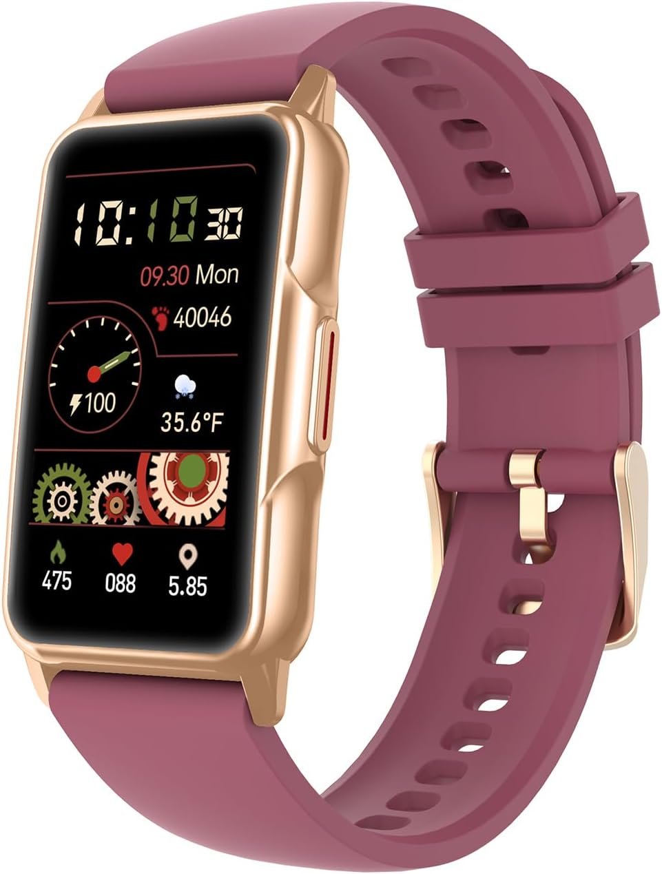 Smart Watch Health Fitness Tracker avec fréquence cardiaque 24/7, moniteur de sommeil de pression artérielle d'oxygène sanguin, 115 modes de sport, podomètre de compteur de calories de marche IP68 étanche pour Android et iPhone Femmes Hommes