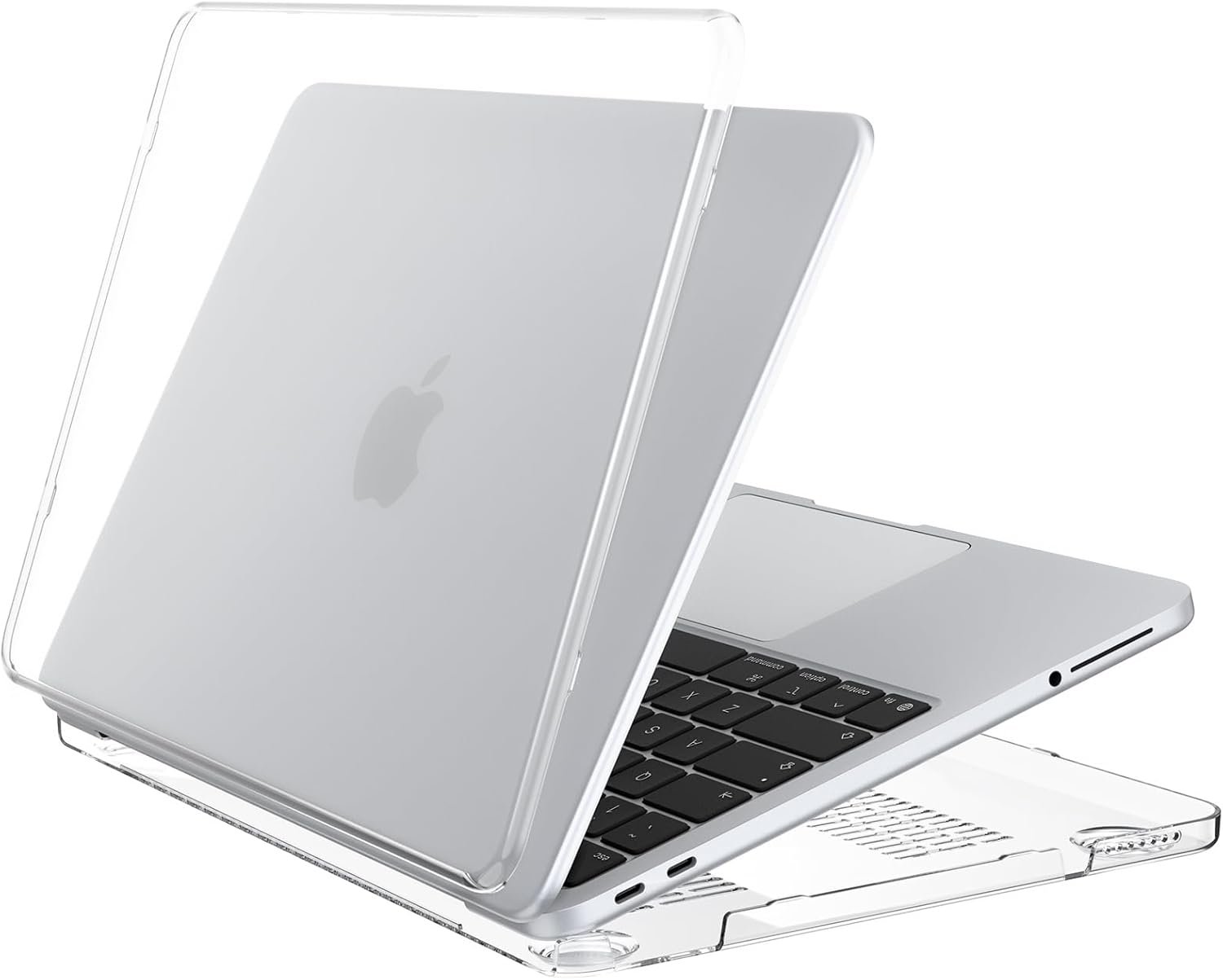 Coque Compatible avec MacBook Neo A18 Pro A3404 13 Pouces, Version 2026, Étui de Protection Rigide Brillante pour Mac Book Neo 13", Transparente cristalline