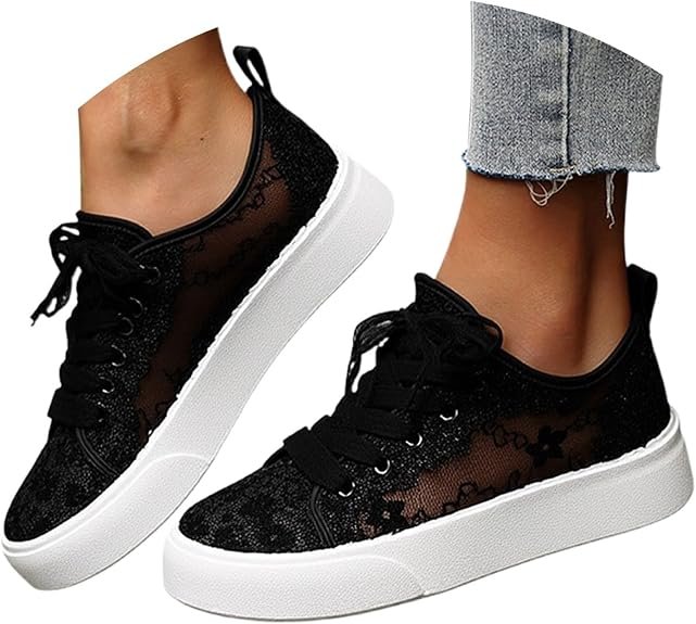 Chaussures - Blanche Chic Et Élégant Mariée Chaussure Respirantes Ete Trainers