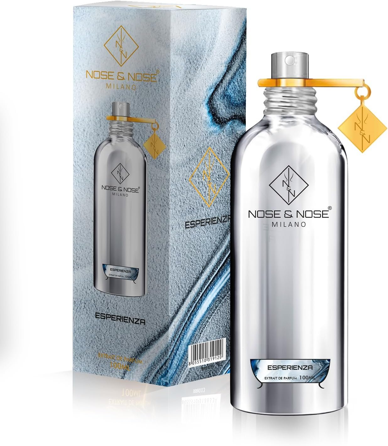 Esperienza Parfum Mixte Extrait de Parfum Équivalent et Inspiré Aventus - Parfum Longue Durée et Persistant, Fragrance Intense avec 30% d'Essence Pura 100 ml