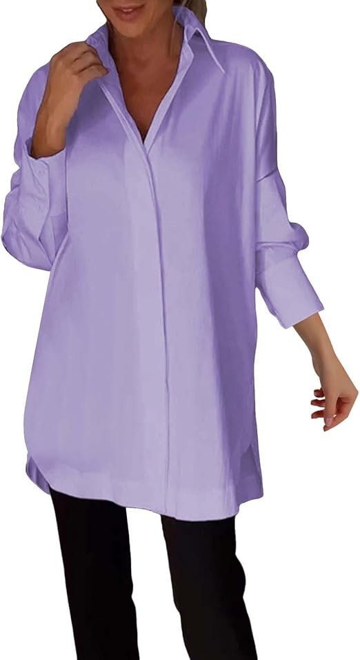 Tunique ete Fluide Blouse Manche Courte Femme