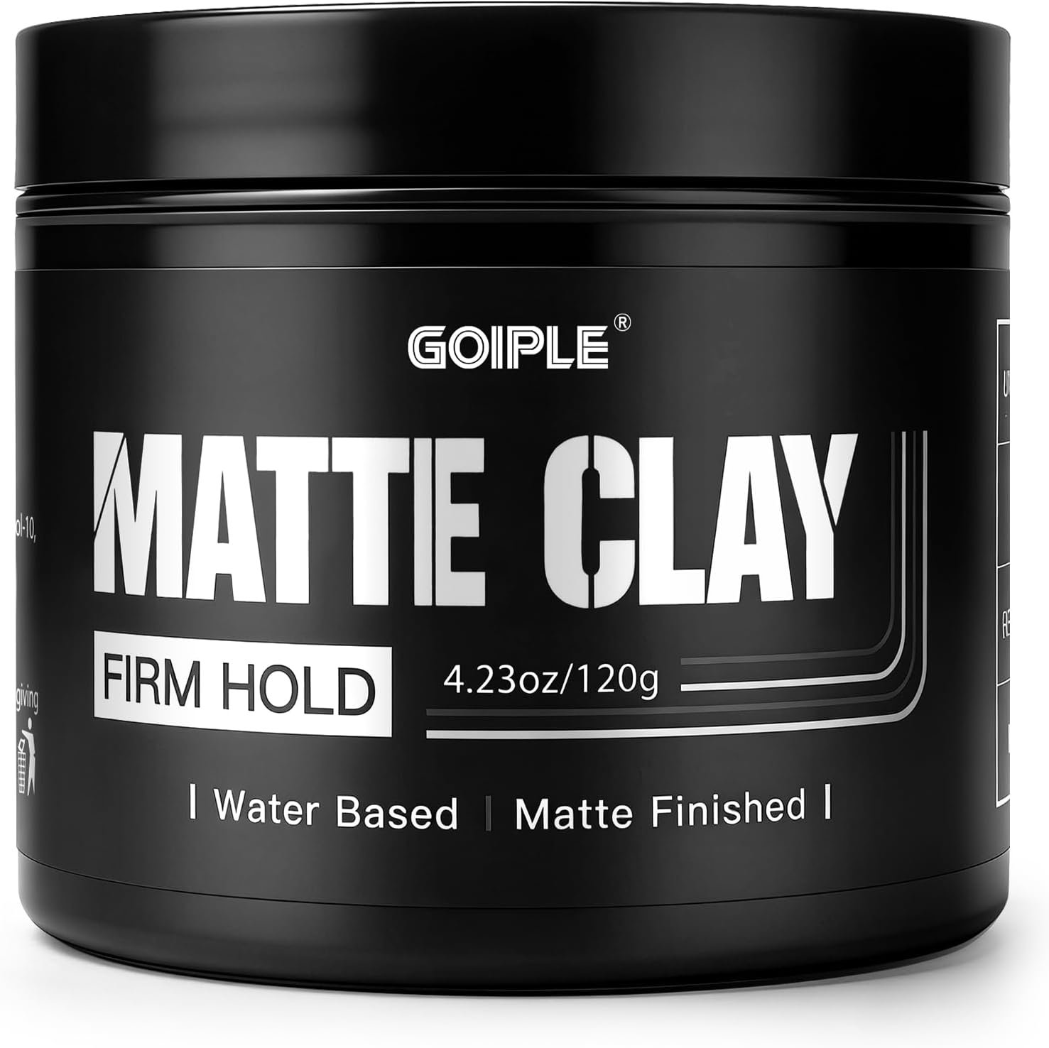 Cire Coiffante Mate pour Homme 120 g – Tenue Longue Durée jusqu’à 24 h, Effet Mat Naturel, Fixation Efficace, Texture Non Grasse et Sans Résidus, Adaptée à Tous les Types de Cheveux