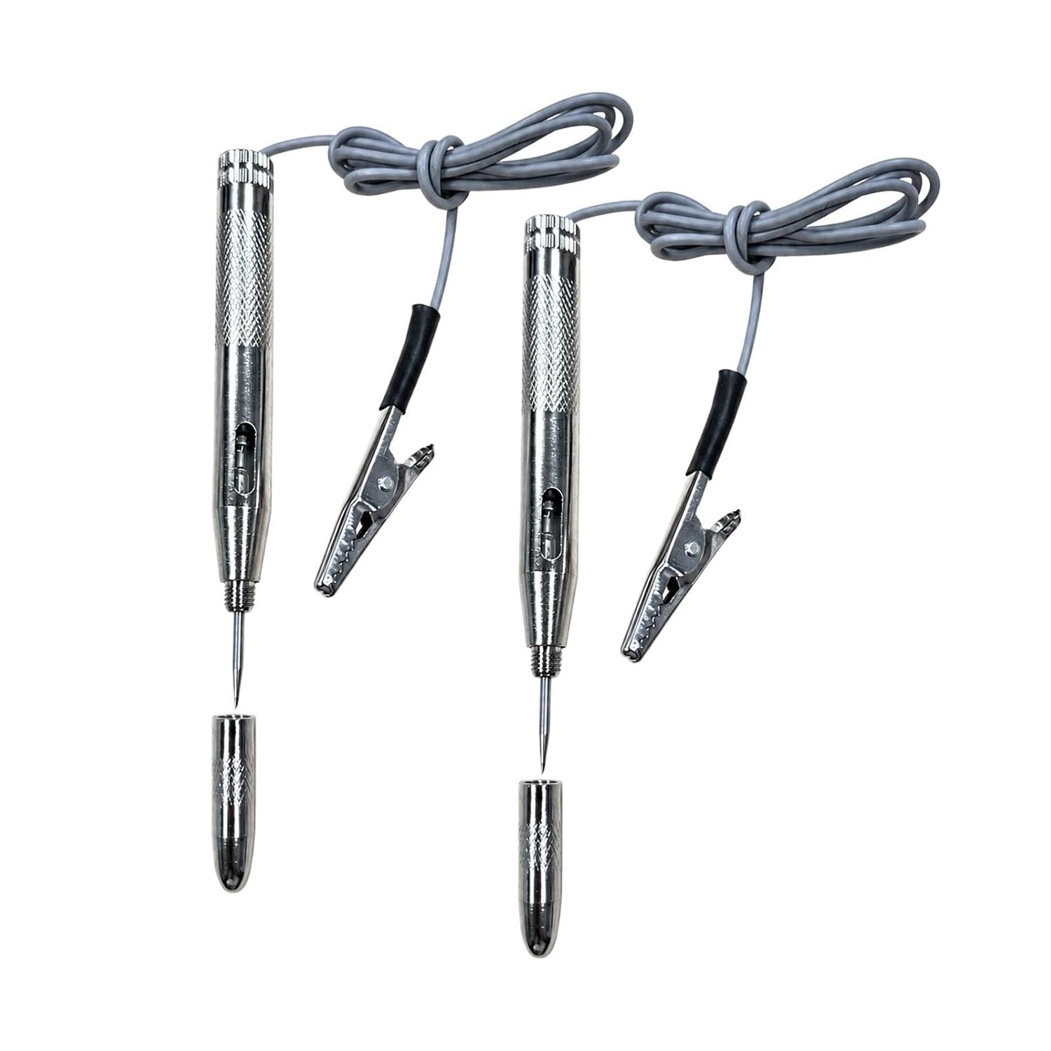 2 Pièces Stylo Testeur Tension Voiture, Testeur Circuit Électrique 6V/12V/24V