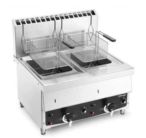 Friteuse gaz 2 x 10L