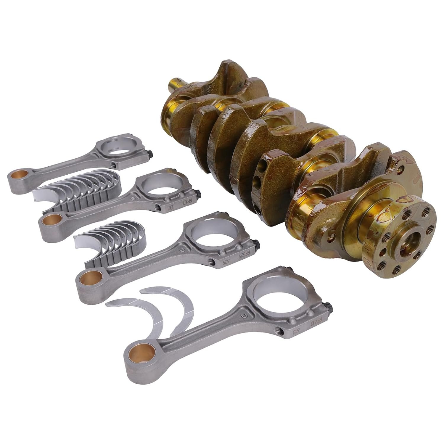 Vilebrequin 23111-2G200 et bielle 23510-2G540 et roulement principal et de bielle avec rondelle de butée pour Hyundai Sonata Santa Fe et Kia Optima 2.4L