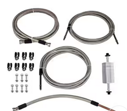 Kit de conduite de carburant tressée en acier inoxydable flexible 819-840 pour Chevrolet 1999-2003 Silverado 1500 GMC 1999-2003 Sierra 1500