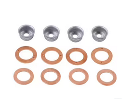 Kit de joint d'injecteur avec bouclier thermique 19077-53650 pour moteur Kubota D722 D905 D1005 D1105 V1505 V3300 V3600