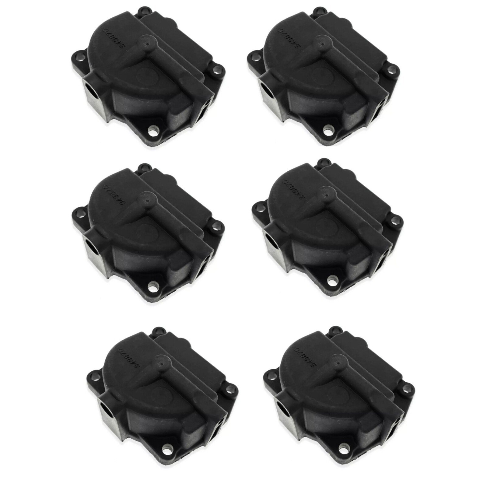6 cuvettes de carburateur à chambre flottante 433000 766418 pour moteur hors-bord Johnson Evinrude 90-175HP