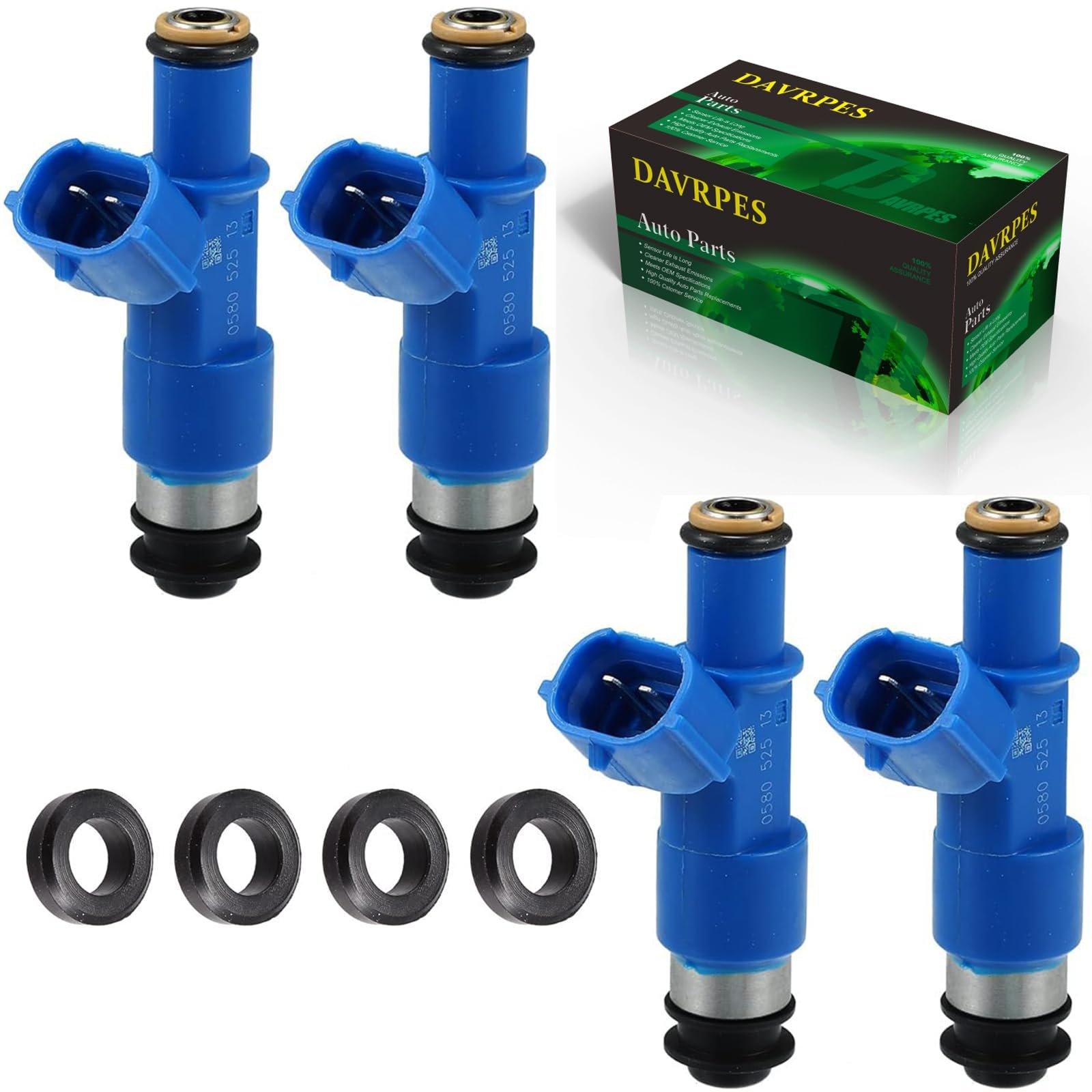 Injecteur de carburant 4 pièces 16611AA720 pour Subaru Impreza Forester 2006-2014