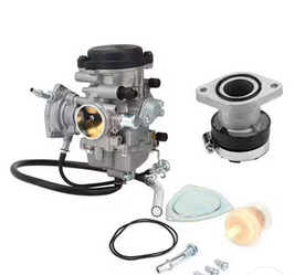 Carburateur avec manchon d'admission 1P0-E4101-10-00 pour quad Yamaha Grizzly 450/400, Big Bear 250 et Bruin 350
