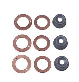 Kit de joint d'injecteur 3 cylindres avec bouclier thermique 554051 557352 5001225 pour moteur Kubota D1105 D1105-E4B tondeuse à fairway Jacobsen SLF1880 LF510