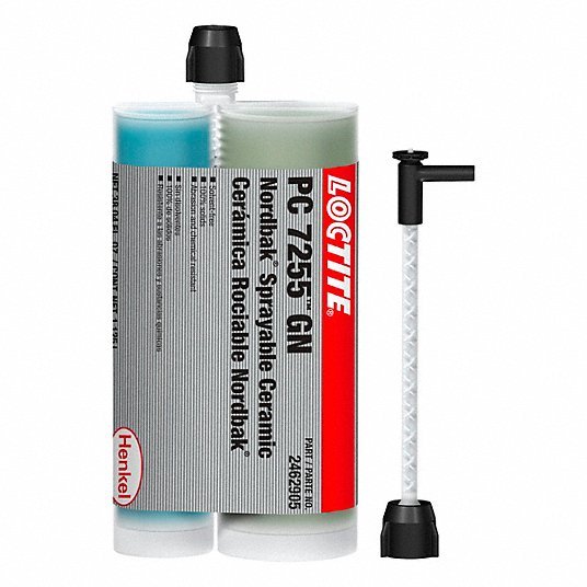 ADHÉSIF ÉPOXYDE PC 7255, CARTOUCHE DOUBLE, DURCISSEMENT 7JR, TEMPS DE TRAVAIL 4H, 15 400 PSI