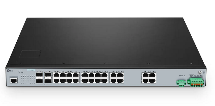IES5100-24TF, Switch Industriel Manageable Gigabit Ethernet L3 à 24 Ports, 24x 10/100/1000BASE-T et 4x SFP 1Gb