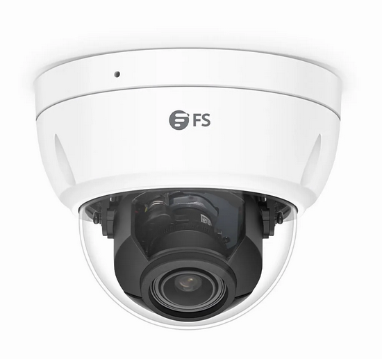 Caméra Réseau Dôme Full HD 2MP avec Micro Intégré, Vision Nocturne de 98 pouces, Caméra IP PoE Extérieure