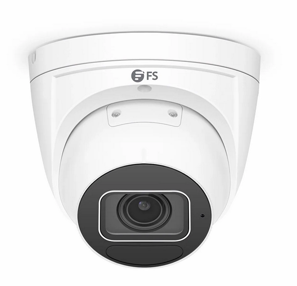 Caméra Réseau PoE Tourelle 8MP avec Micro Intégré, Vision Nocturne Infrarouge de 131 pouces, WDR Réel de 120dB, Protection IP67&IK10