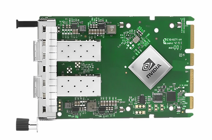 NVIDIA Mellanox MCX623436AN-CDAB ConnectX®-6 Dx EN, Carte Réseau, Deux Ports QSFP56 100GbE, OCP3.0, PCIe4.0 x16