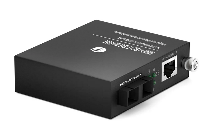 Module à Enficher, Prise Standard Britannique, Convertisseur de Média Gigabit Ethernet Géré, 1x 10/100/1000Base