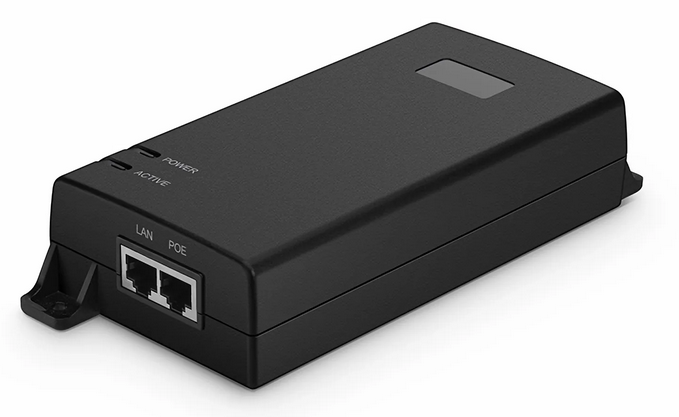 Single Port 10/100/1000M Gigabit PoE Injector, PoE Port @ 60W