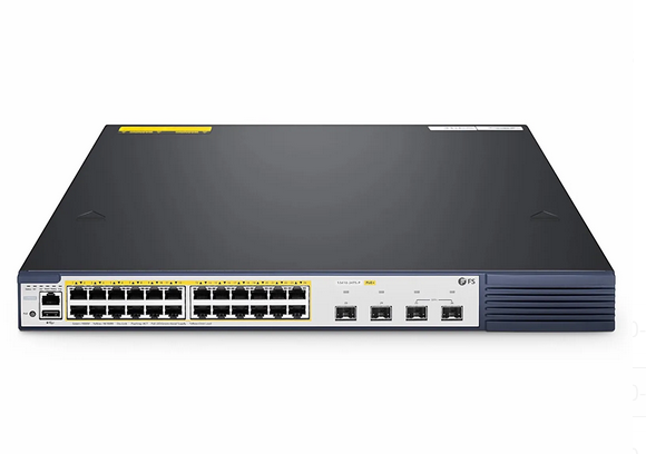 S3410-24TS-P, Commutateur Ethernet Gigabit L2+ PoE+ 24 ports, 24 ports PoE+ à 740 W, avec 2 liaisons montantes