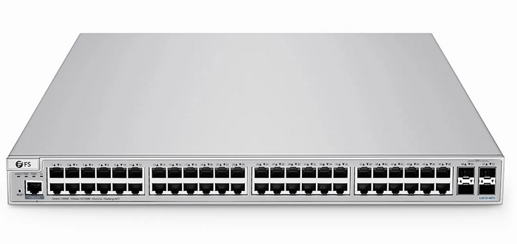 S3910-48TS, Switch Gigabit Ethernet L2+ à 48 Ports, 48x RJ45 Gigabit, avec 4 Liaisons Montantes SFP+ 10Gb
