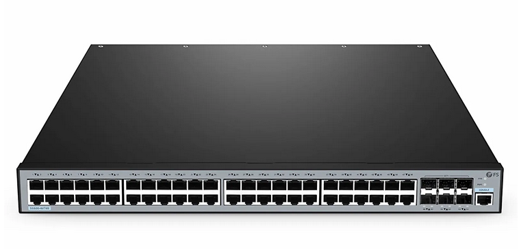 S5500-48T6S, Switch Gigabit Ethernet L3 à 48 Ports, 48 x RJ45 Gigabit, avec 6 Liaisons Montantes SFP+ 10Gb, Supporte l'Empilage