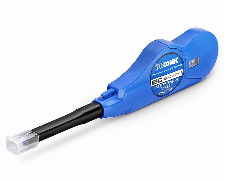 Stylo de Nettoyage US Conec IBC™ MPO II, pour Connecteurs MPO 8/12/24 Fibres (525+ Nettoyages)