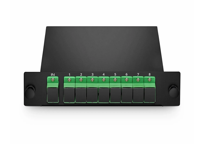 Splitter PLC à Fibre Optique 1x 8, Cassette Standard LGX, SC/APC, Monomode