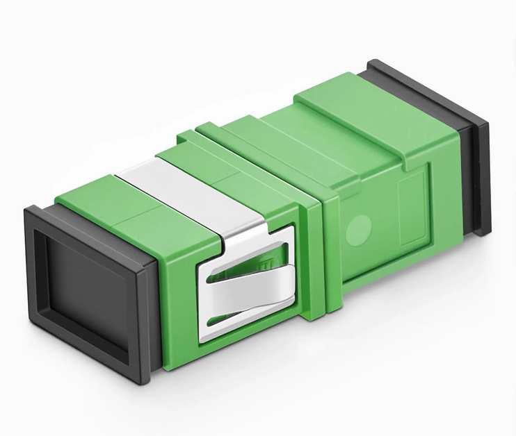 Adaptateur/Coupleur de Fibre Optique SC/APC vers SC/APC Simplex OS2 Monomode (10pcs/Paquet)