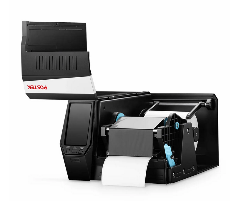 Imprimante Industrielle d'Etiquettes RFID Postek GX3r avec HEAT™, Ecran Tactile LCD Couleur 4,5", 300dpi, Vitesse d'Impression 8ips