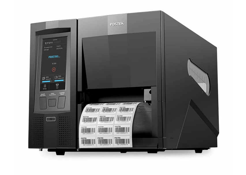 Imprimante d'Etiquettes Industrielle Postek TX3 EXP avec HEAT™, Ecran Tactile LCD Couleur de 4,5", 300dpi, Vitesse d'Impression de 12ips