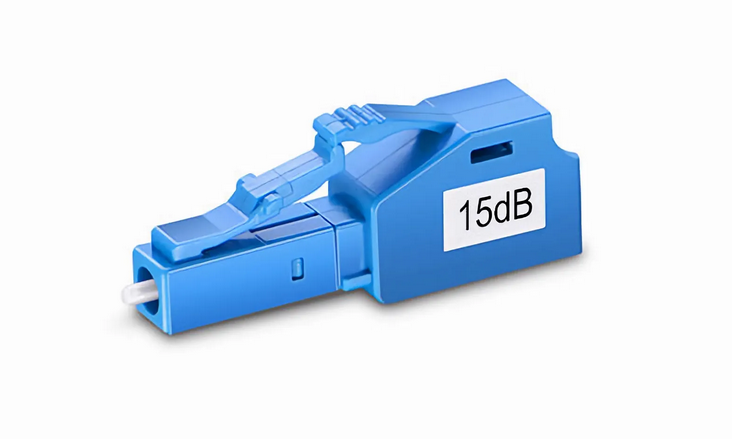 Atténuateur à Fibre Optique Fixe Monomode LC/UPC, Mâle-Femelle, 15dB (10pcs/Paquet)