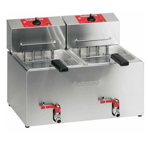 Friteuse électrique de table 2 x 7 litres