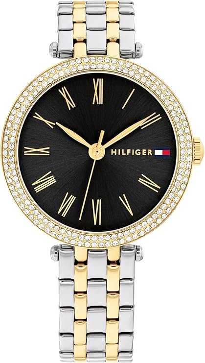 Montre à Mouvement à Quartz Trois Aiguilles pour Femme avec Bracelet en Acier Inoxydable