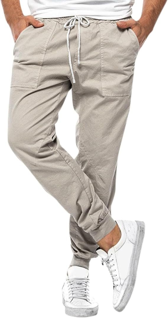 Pantalon Décontracté Homme à Coupe Large avec Poches - Confort Optimal et Style Urbain pour Toutes Vos Sorties Quotidiennes