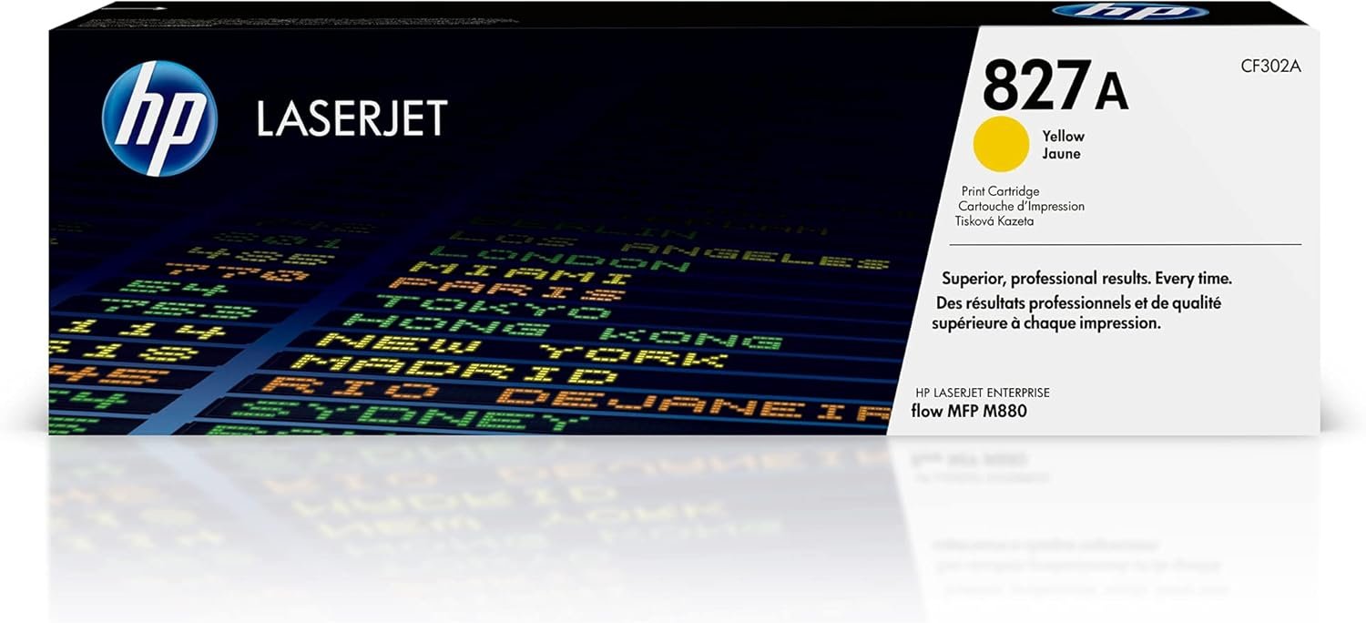 HP 827A Yellow Toner Cartridge