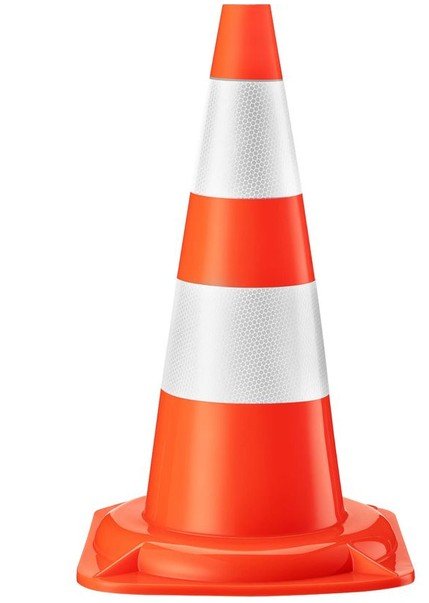 CONE DE SECURITE ORANGE 90CM