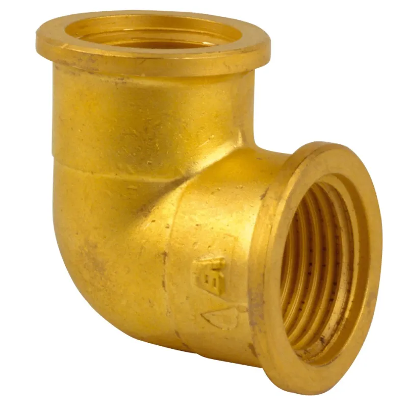 Raccord laiton à visser coude 90° 90 G femelle-femelle