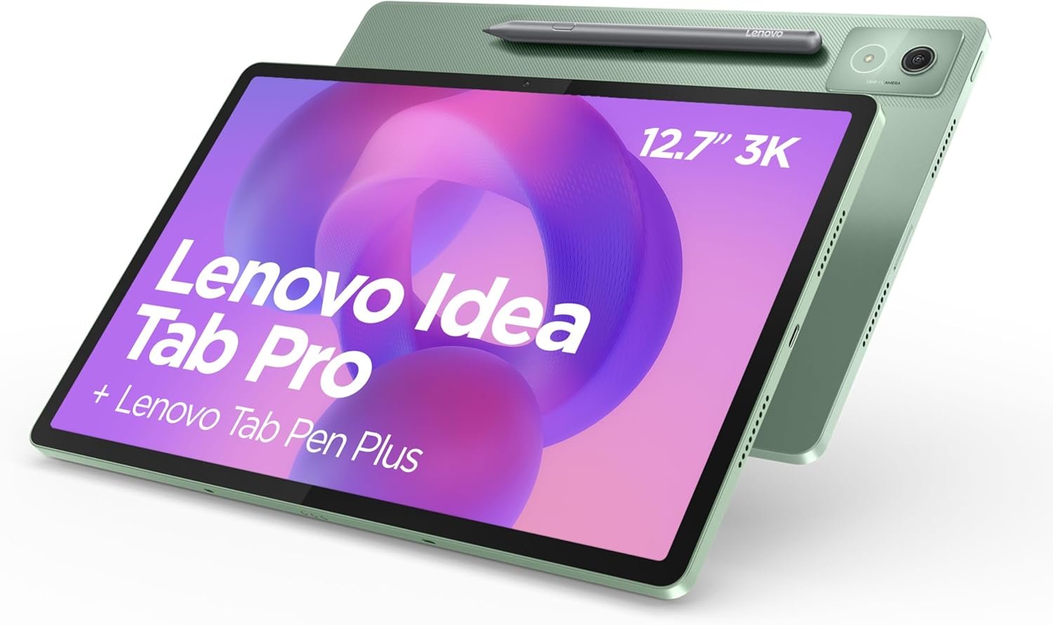 Lenovo Idea Tab Plus - Tablette Tactile 12.1'' 2.5K, 90Hz (MediaTek Dimensity 6400, 8Coeurs, RAM 8Go, UFS 2.2 256Go, Android 15