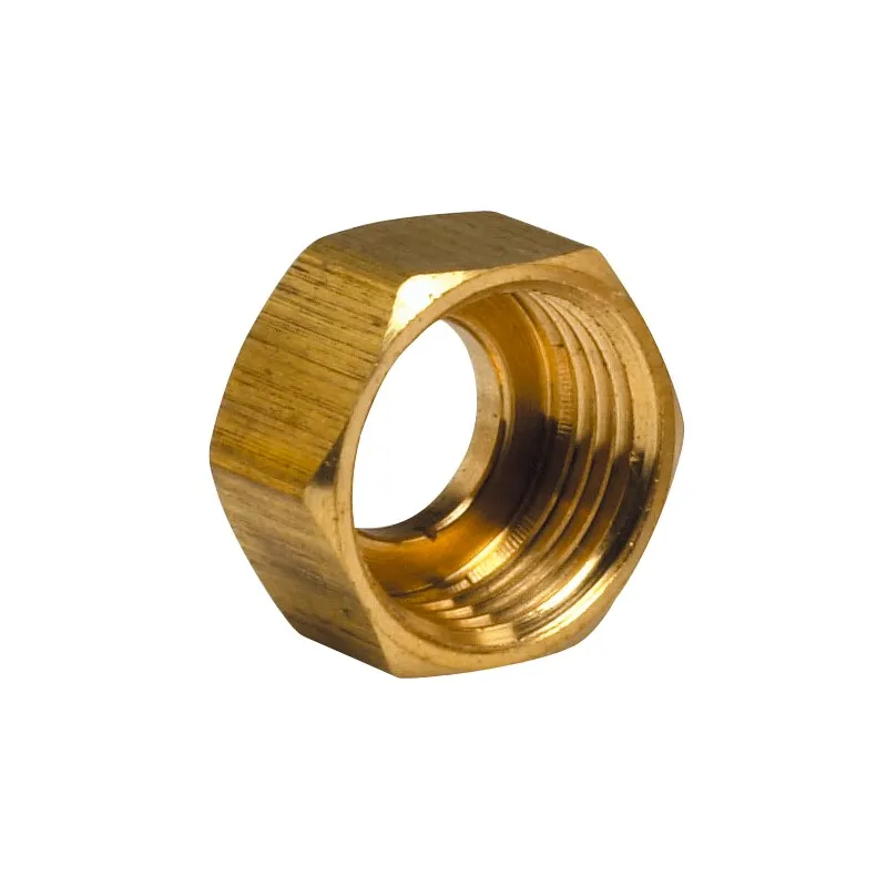 Raccord laiton à visser écrou 6 pans 374 G pour collet battu