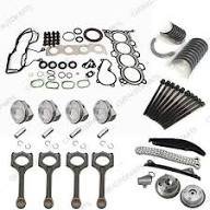 Vilebrequin STD + jeu de joints complet + bielle + jeu de roulements principaux et de bielle + rondelles de butée pour moteur Yanmar 4TNV98-YTBL