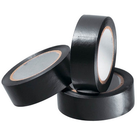 Scotch Electrique PVC Noir 19mm x 10m - Ruban Adhésif isolant Electricien