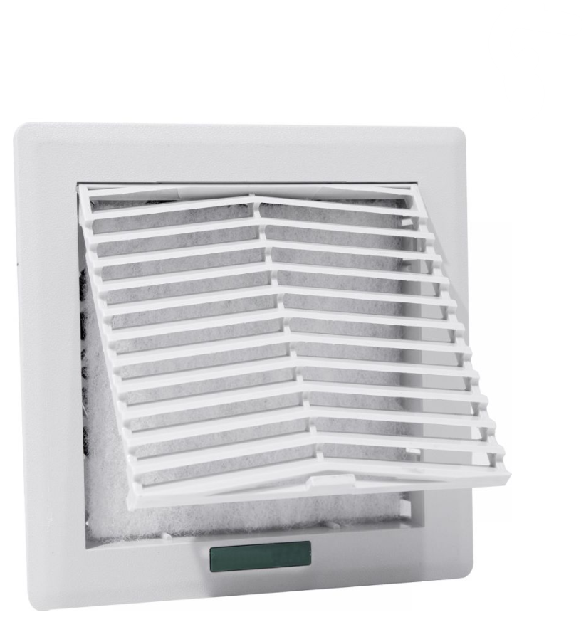 Grille De Ventilation Avec Filtre Amovible 110x110mm IP54 Pour Coffret/Armoire Electrique