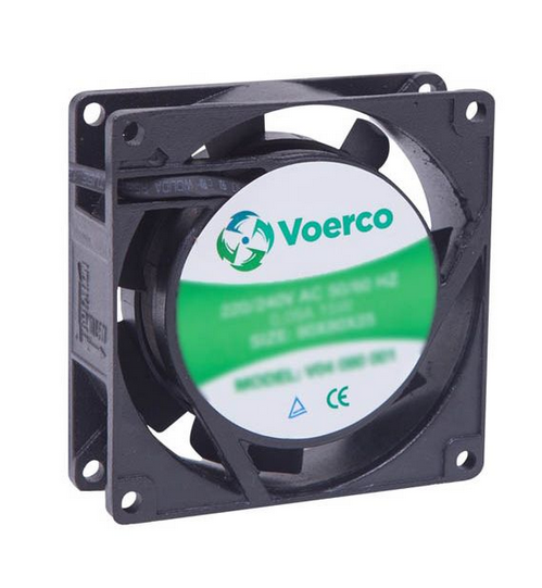 Ventilateur Axial Carré 230Vac 80X80X25 - Débit D'Air 36m3/h - 15W