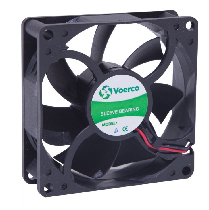 Ventilateur Axial Carré 12Vdc 80X80X25 - Débit D'Air 69m3/h - 3.6W